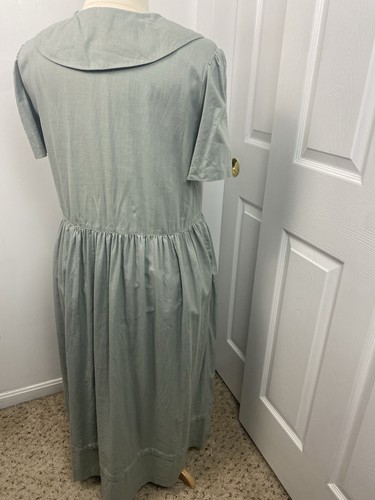 Vintage Bryn Connelly 16 Maxikleid Peter Pan Kragen Taschen Cottagecore - Bild 9 von 17