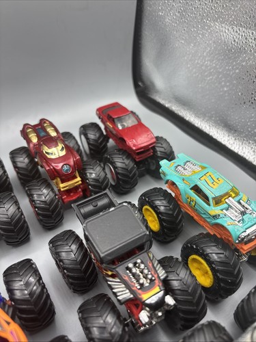 x11 Mattel Hot Wheels Monster Trucks Monster Jam 4X4 Thanos Spongebob Etc As Is - Picture 6 of 12