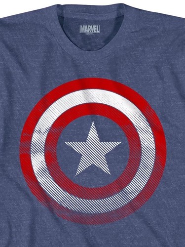 Marvel Avengers ☆ Maglietta Scudo Capitan America da Ragazzo ☆ Taglie XS-XL - Foto 3 di 4