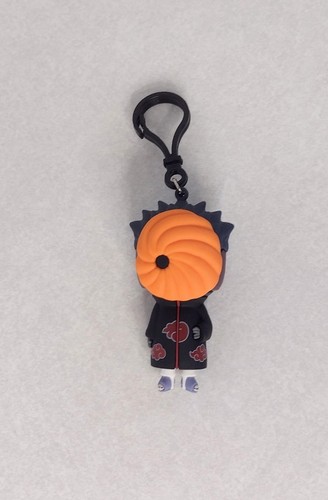 Anime Naruto Shippuden Figural Obito Uchiha "Tobi" Bag Clip VIZ Keychain PVC