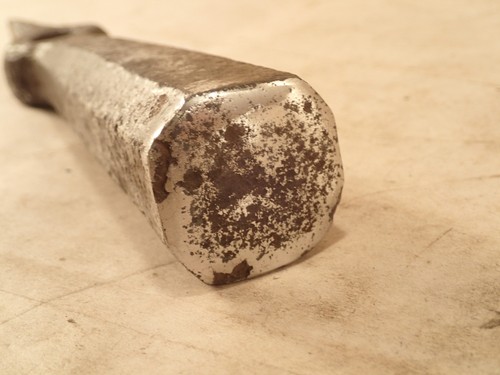 ATQ handgeschmiedeter Denglestock PA Holländische Sense Schärfamboss SELTEN achteckiges Gesicht - Bild 3 von 5