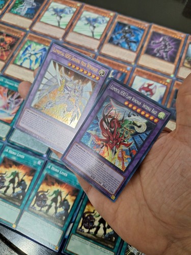Yugioh Neo-Spacian Brave Aqua Grand Elemental HERO Neos Deck 40 Card + xtra deck - Picture 16 of 19
