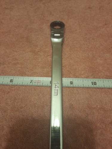 Matco Tools 14 Mm Closed End Flex Head Extra Long Ratchet Wrench - Picture 16 of 18