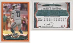 2013 Topps Chrome Retail Orange Refractor Ryan Tannehill #176