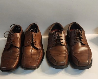 Kenneth Cole+ Rockport Brown Dress Shoes Bundle Size 9 Great 