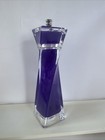 Acrylic Cobalt Blue One Salt Grinder - Pink, Sea Or Kosher Salt - Salt Mill