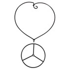 2pcs Iron Hanging Stand Micro Landscape Bottle Display Stand Hanging Rack