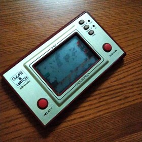 GAME & WATCH CHEF, one unit only, with scratches and dirt, no batteries,