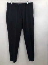 Perry Ellis Portfolio Flat Front Straight Leg Dress Pant Men's 36x32 Business