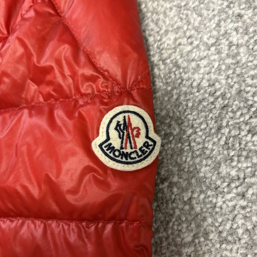 Moncler Acorus Red Puffer Jacket Size 3 Medium 100% Authentic - Picture 3 of 14