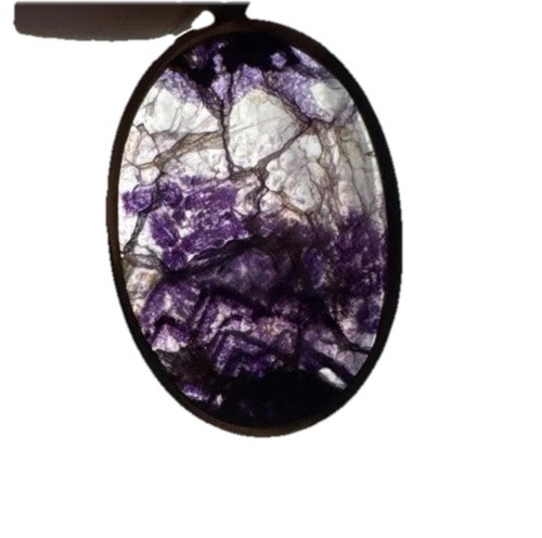 Vintage David Scott Walker Anhänger 9 kt Gold Blue John - Bild 8 von 12