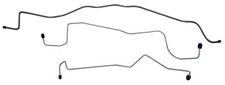 For 1990-1997 Ford F-250 Front Brake Line Kit Steel FBL618