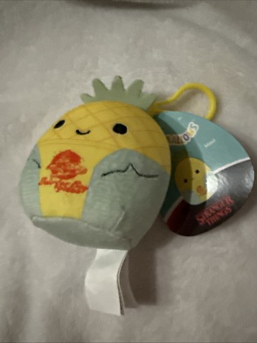 Squishmallows Stranger Things Surfer Boy Pizza Maui Clip On Plush - Picture 3 of 3