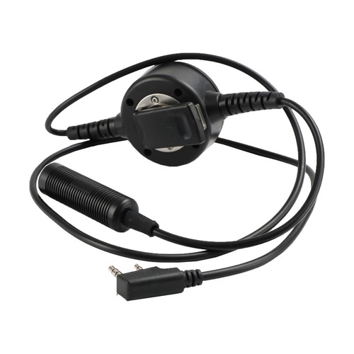 Casque tube à air transparent 7.1-A3 avec micro pour Kenwood TK-208 TK-220 TK-240 TH-28 - Photo 4/19