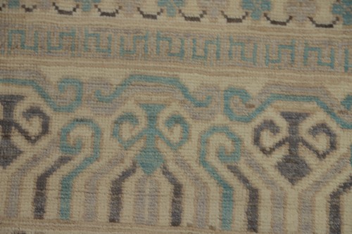 Grey Transitional Oushak Turkish Area Rug 8x10 Ft Handmade Vegetable Dye Carpet - Picture 7 of 12