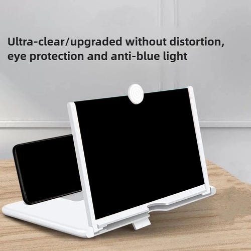 High definition pullout phone screen bracket with adjustable desktop magnifier - Picture 2 of 22