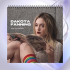 Dakota Fanning 2026 Wall Calendar, Celebrity Art Print, Chic Home Decor Gift