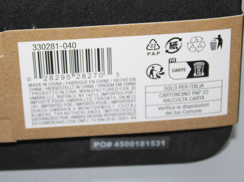 Umbra Buddy Serviettenhalter für jede Serviettengröße,Tisch und Bar, Schwarz - Bild 5 von 6