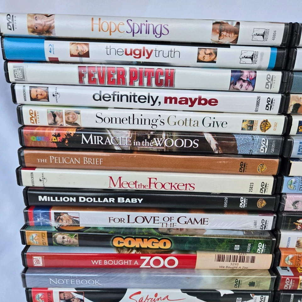 DVD Movie Lot of 69 Comedy Drama Romance Rom-Com 1980s to 2010s Good Cond - Imagem 2 de 4