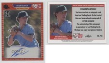 2021 Leaf Pro Set Metal 1989 Pro Set Auto Red Wave Peter Heubeck #PA-PH1 Auto