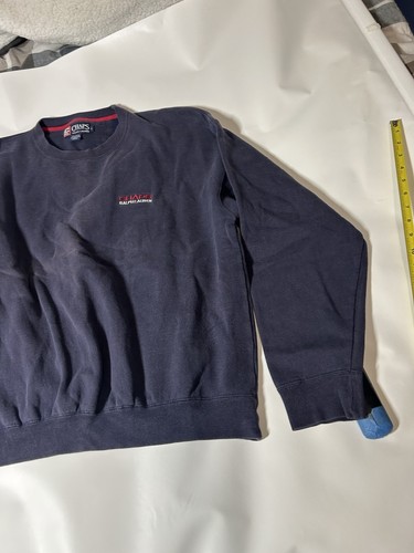 Vintage Herren Pullover Large Ralph Lauren Chaps Navy Blau - Bild 2 von 10
