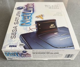 Sega Saturn Netlink Internet Modem [CIB Complete] Box, Disc,  Manuals and Cables