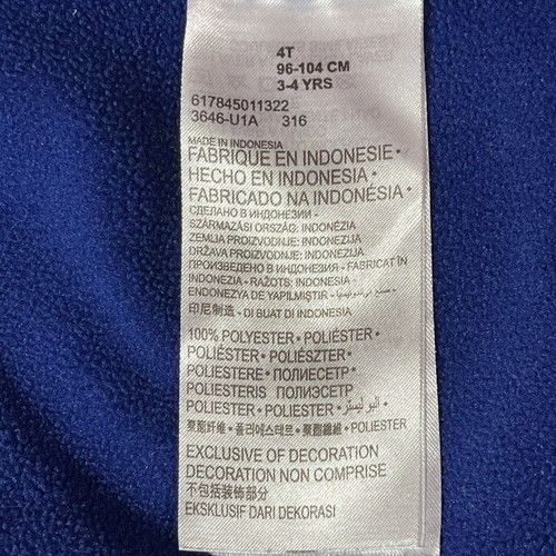 Nike Air Jordan Boys Therma Fit Track Jacket Hoodie Hood Zip Up Size 3-4 Years - Picture 11 of 11