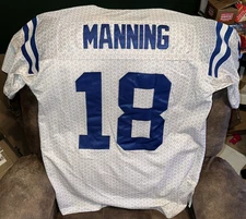 NFL Reebok Indianapolis Colt's Peyton Manning #18 Jersey Size L
