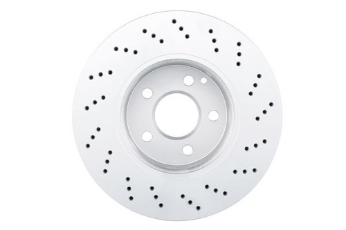 2x Brake Discs Pair Vented 295mm 0986479331 Bosch Set A1974230112 A2044210912 - Picture 4 of 6