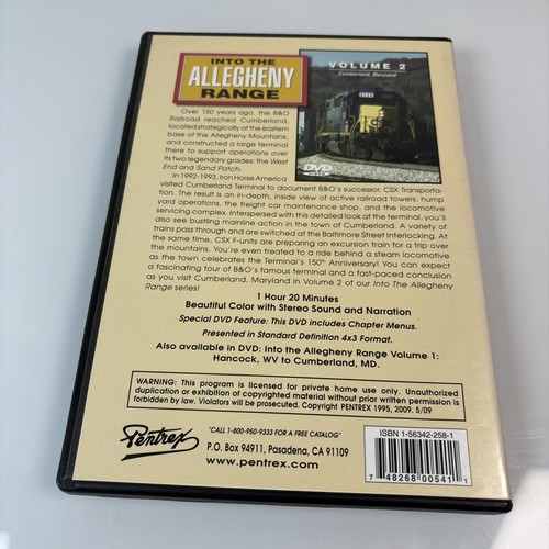 Into The Allegheny Range Pentrex DVD Band 1-4 6 Discs insgesamt. Eisenbahn Zug - Bild 8 von 20