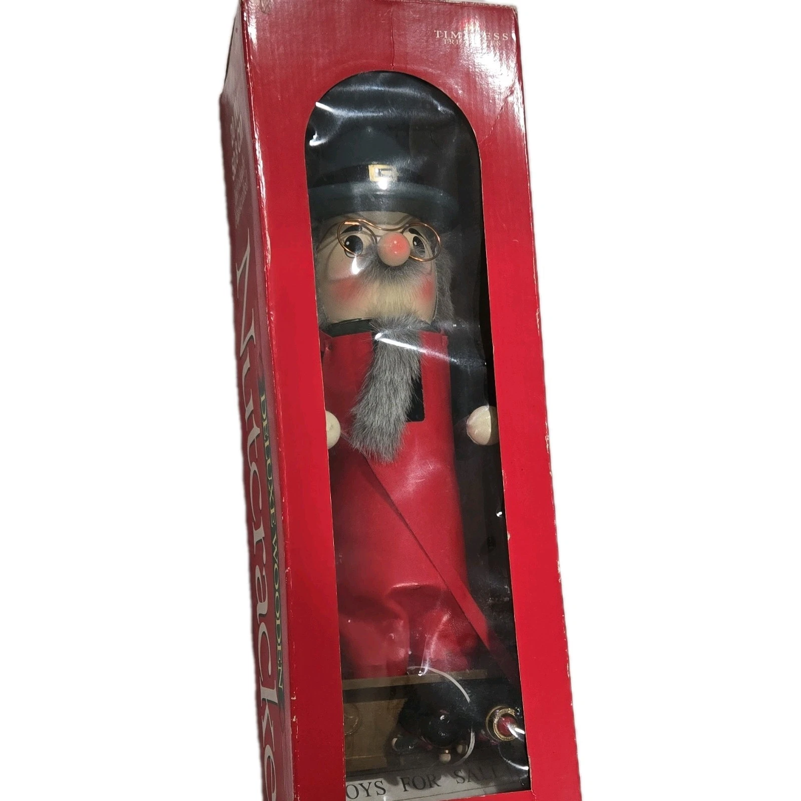 Timeless Treasures Deluxe Wooden Nutcracker 20 Inch Handcrafted Wood