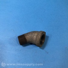 Anvil 1/2 B Malleable Iron 45 Degree Reducing Pipe Fitting FNIP