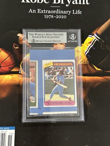 Pete Rose signed 1985 Topps #95 Philadelphia Phillies Trading Card auto BAS - Picture 2 of 3