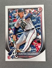 2025 Bowman Baseball Hurston Waldrep #61 Rookie RC Atlanta Braves
