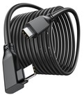 VCZHS Tech USB C na USB C Kabel 15Ft 60W - Kąt prosty typ C Kabel ładujący