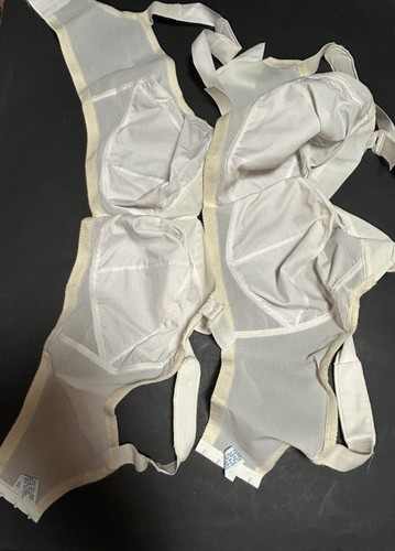 Reggiseno Squisita Forma Big Gals Supporto Bianco 38DD 38E NOS P1722 Vintage Scolorito - Foto 4 di 15