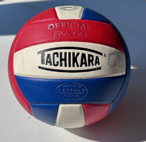 Tachikara SV18S Composite Leder Volleyball Scarlet rot schwarz weiß Indoor