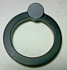 JVJ Hardware Round Ring Pull 72512 ~  Matte Black ~ 3.25" x  1.5" ~ Lot 10