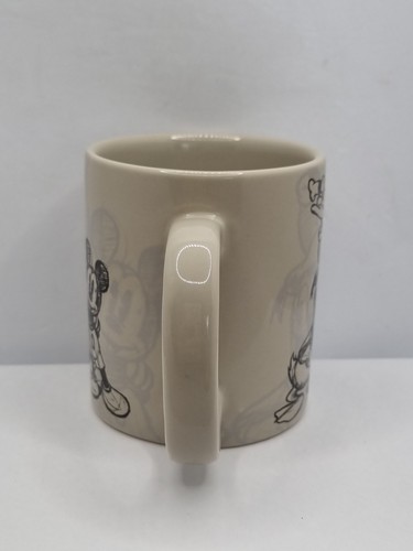 Disney Jerry Leigh Mug Mickey Donald & Goofy Sketch Design Ceramic Cup New - Picture 4 of 6