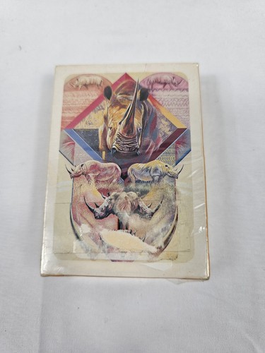 Playing Cards South African Souvenir Pack The Big Five Series Rhino Neu - Bild 2 von 3