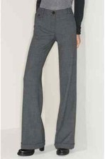 NWT Tory Burch Curtis Mini Houndstooth Check Pants Grey Melange $295 - 10
