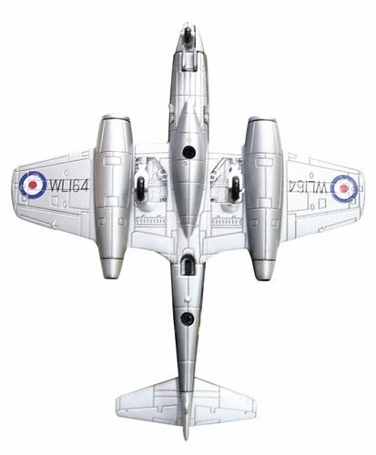 Gloster Meteor F.8 diecast 1:100 aircraft model (Amercom SL-43) - Picture 3 of 4