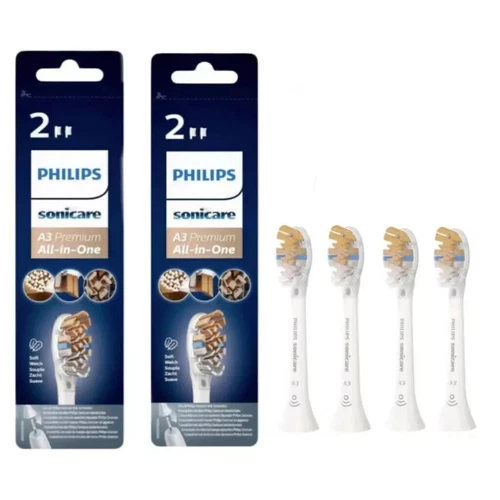 2/4 piezas Philips HX9092/11 Sonicare A3 Premium All-in-One cepillo de repuesto blanco DE - Imagen 3 de 19