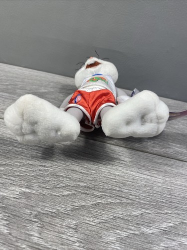 Vtg WB Space Jam Bugs Bunny 9" Plush Toy 1996 McDonalds Missing Basketball - Picture 8 of 9