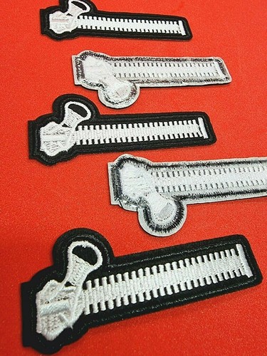 2x Patch Sticker Applikation Aufkleber Gestickt Kleidung Verzierung Aufbügeln - Bild 11 von 12