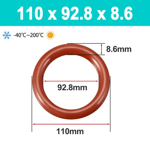 Silicone Rubber O-Rings Metric Food Grade 8.6mm Cross Section 32.8mm-982.8mm ID - Picture 37 of 167