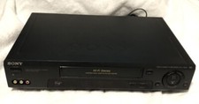 Sony SLV-779HF Hi-Fi Stereo 4 Head VHS VCR Recorder No Remote Tested Works Great