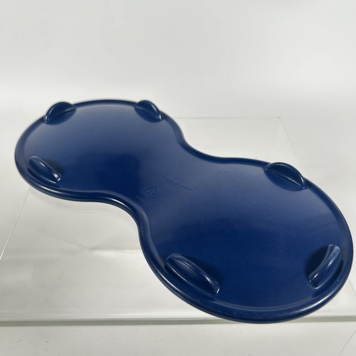 Vintage Tupperware Double Spoon Rest Navy Blue 2763A - Picture 5 of 13