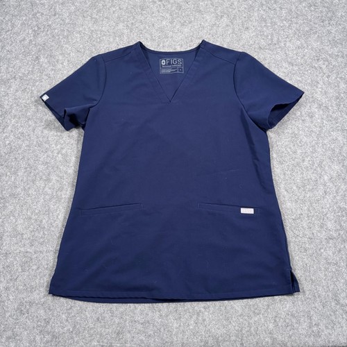 Figs Technical Collection Damen-Peelingoberteil marineblau Casma drei Taschen Größe Small
