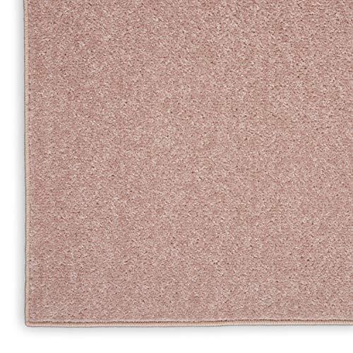 Essentials Indoor/Outdoor Pink 4' x 6' Area Rug, Easy Cleaning, Non ...